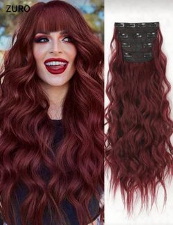 Synthetic Hair Clips