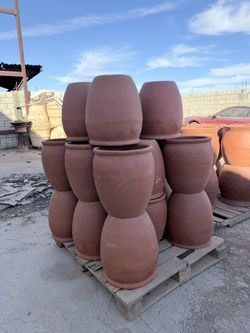 Terracotta Planters 18” Tall X 15” Wide $30 Ea