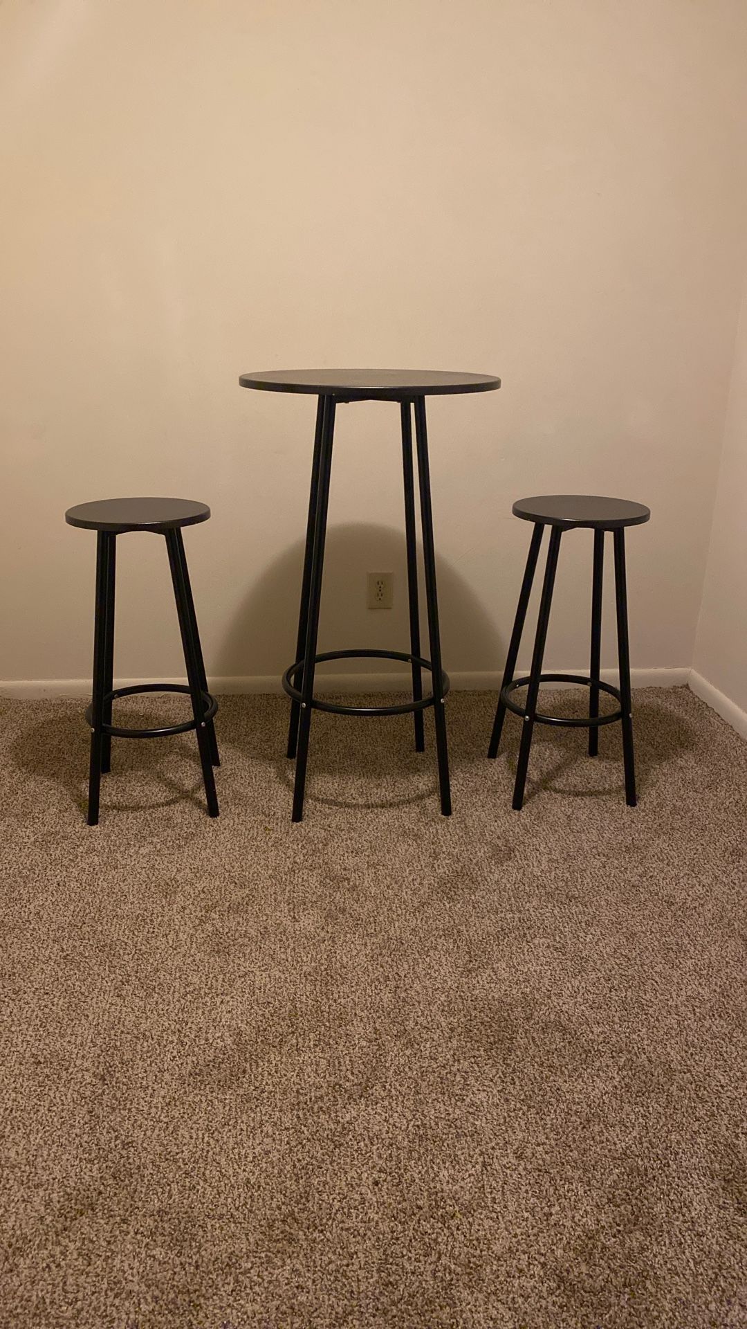 Table and 2 Stools