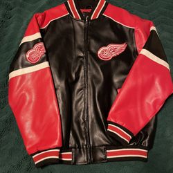 Leather Red Wings Jacket 
