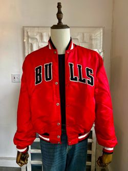 Vintage Bulls Starter Jacket Large