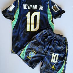Kids Brazil 2026 World Cup Neymar Jr #10