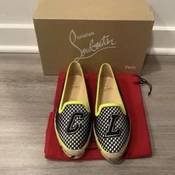 Christian Louboutin Ivy Espapop Flats-New Authentic