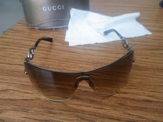 Gucci Brown GG 2772/S Rimless Gradient Sunglasses