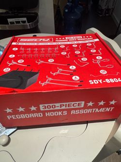 SEDY 300-Piece Pegboard Hooks Assortment SDY-8804