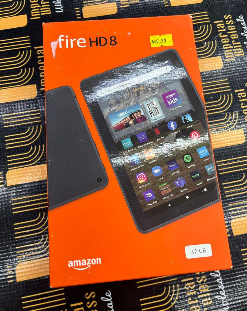 Amazon Fire HD8 Tablet Brand New Sealed With 1 Year Warranty 