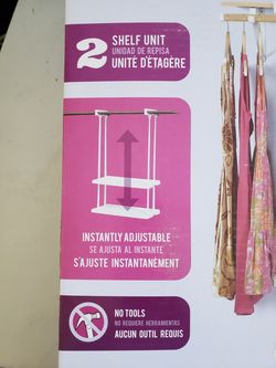 Rubbermaid 2 shelf closet helper brand new in the box