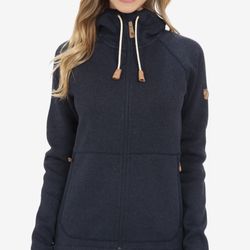 Black Fjällräven Övik Fleece Hoodie NWOT SIZE XXS REG MSRP 170.00