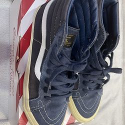 Vans Sk8 Hi wtaps size 8.5 navy