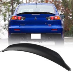 For Mitsubishi Lancer Evolution EVO 4D 08-15 Rear Trunk Spoiler Wing Gloss Black