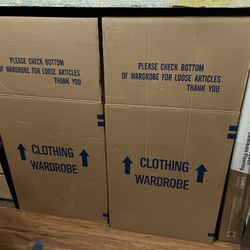 XL Clothing Wardrobe Moving Box