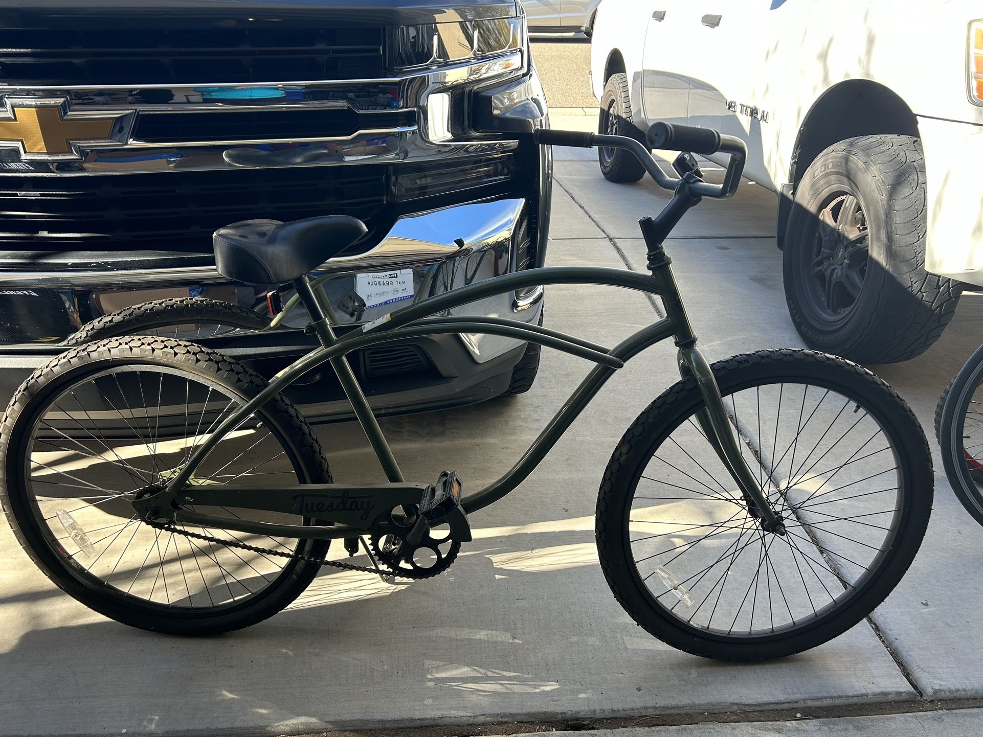 Olive Green Tuesday Cruiser Bike