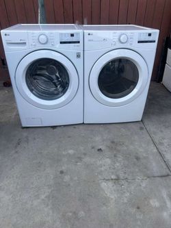 LG washer and electric dryer