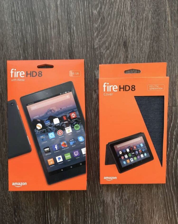 Amazon Fire HD 8 (with Alexa and Cover)
