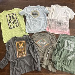 BOY HURLEY SHIRTS - SIZE XL (LOT 6)