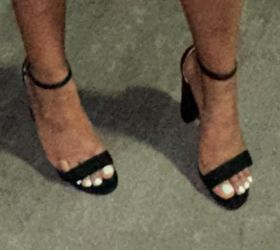 Fashion Nova Go With Everything Heels -Black Worn