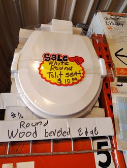 wood and plastic toilet seat white 