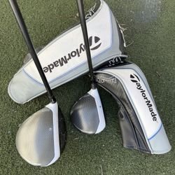 Taylormade Sym Max Golf Driver And 3 Wood