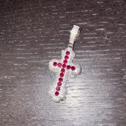 Moissanite Cross 