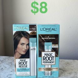 Loreal Magic Root Permanent Hair Dye Bundle- All For $8