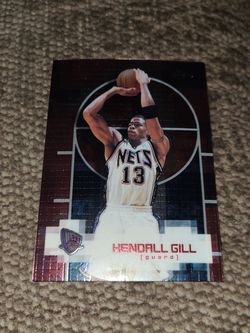 Kendall Gill New Jersey Nets NBA Trading Card