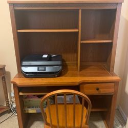 Bookshelf One Chair Real Wood