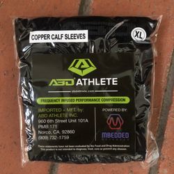 Black ABD Athlete Copper Calf Sleeves