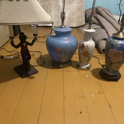 Four Vintage Lamps (price for  all )