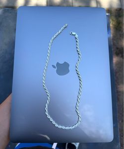 Silver rope chain 20”
