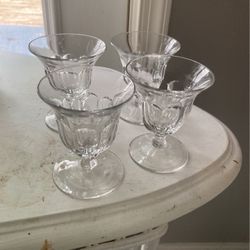 Set (4) Sherbet Dishes Mid Century 
