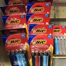 Bic Lighter 5 Pack