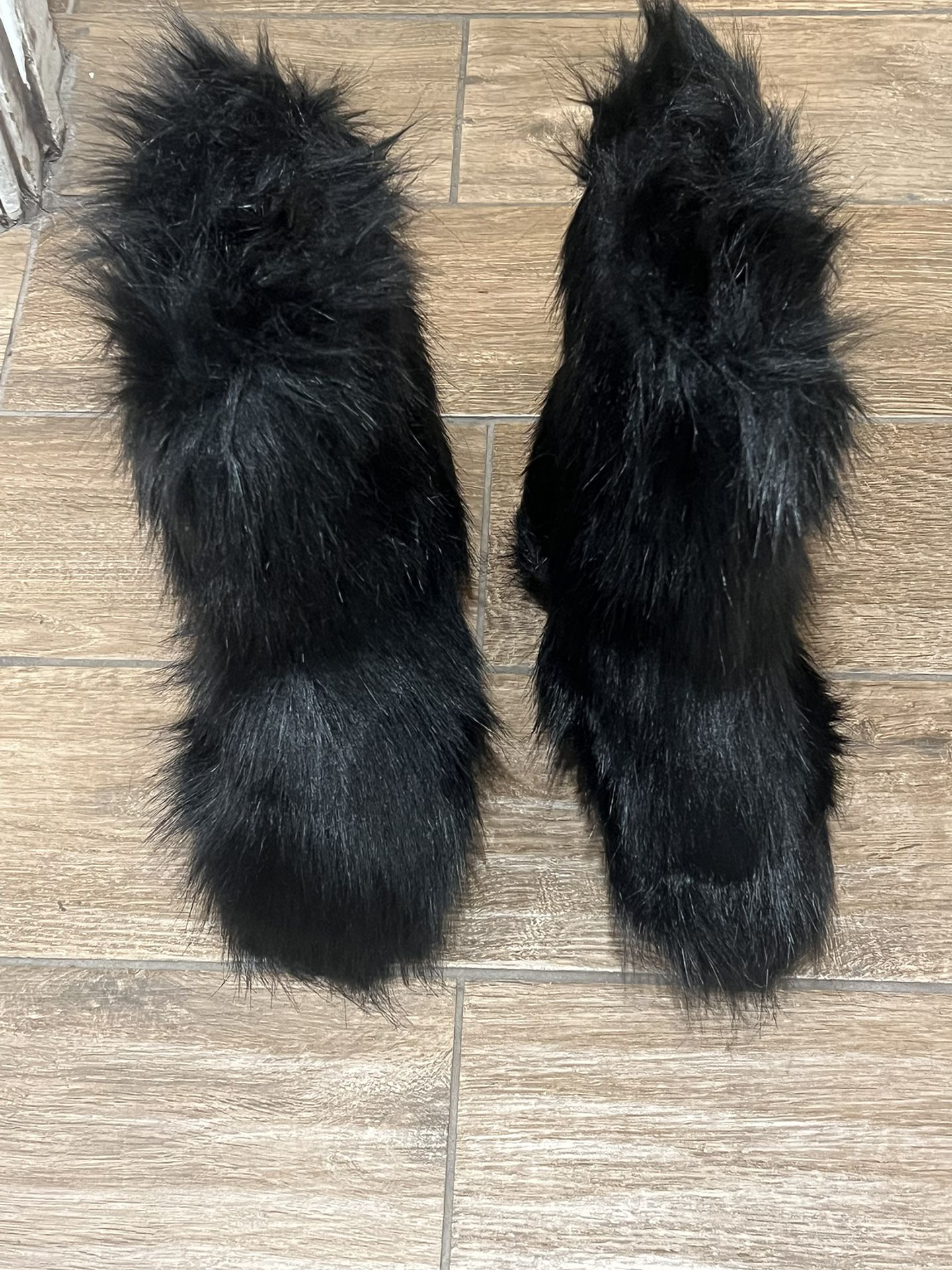 Black Fur Boots Size 37 (6.5)