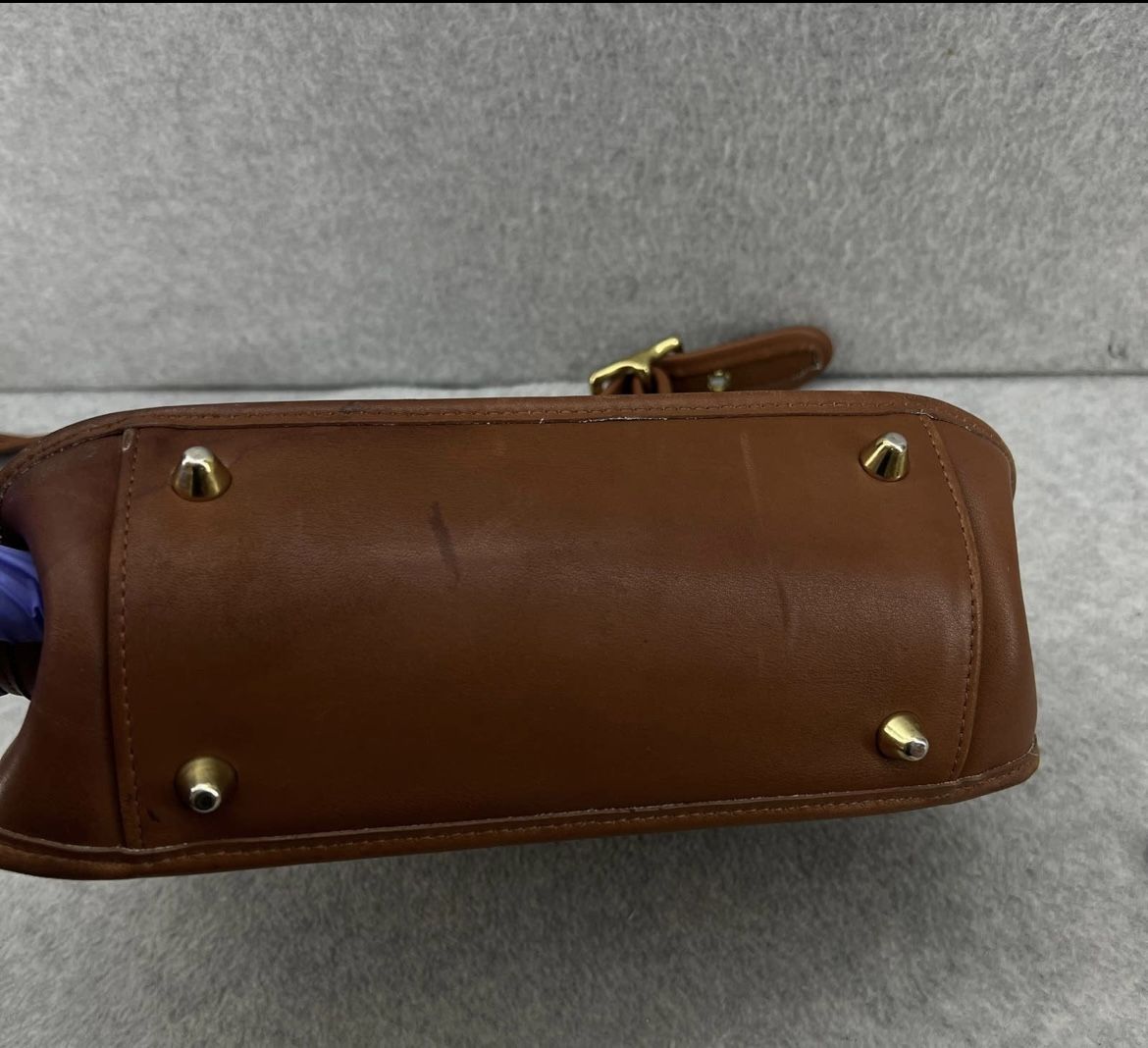 Coach Vintage Legacy Bag Zip #9966 British Tan Leather Shoulder