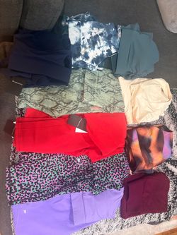 Workout clothes some new or slightly used