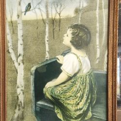 100 Year Old Picture "SPRING SONG"