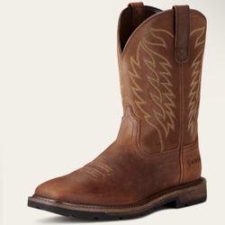 Ariat Groundbreaker Work Boots Brown Size 9 