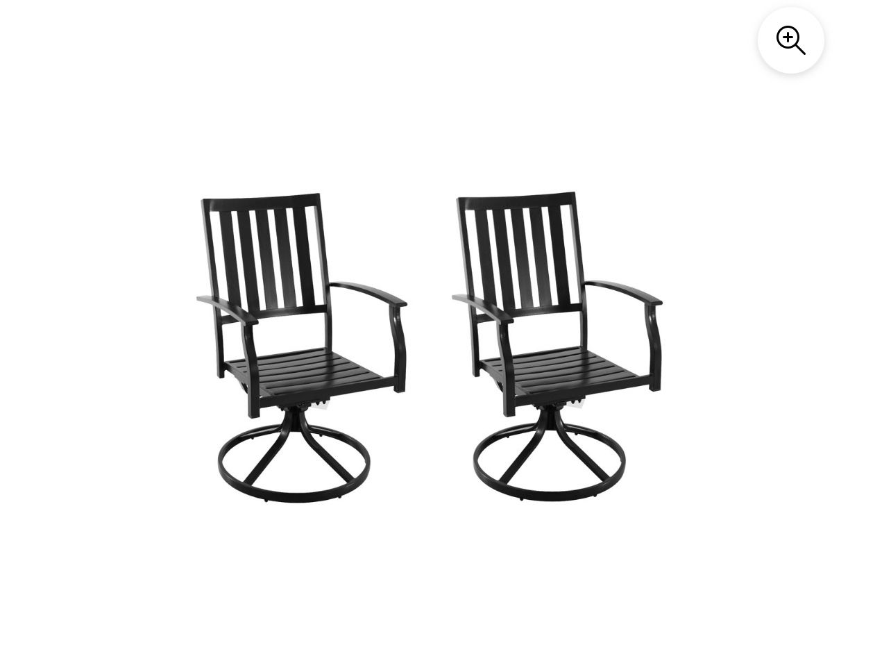 Better Homes Gardens Camrose Outdoor Dining Chair Steel Set of