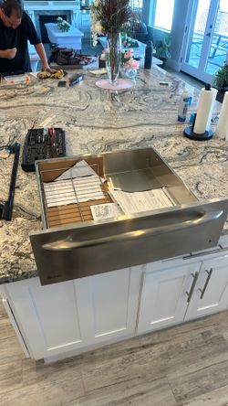 GE profile warming drawer