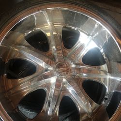 Universal six lug Chevy and Nissan Armada 22”