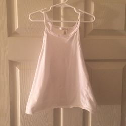 White halter top