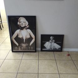 Marilyn Monroe portraits  and picture frame