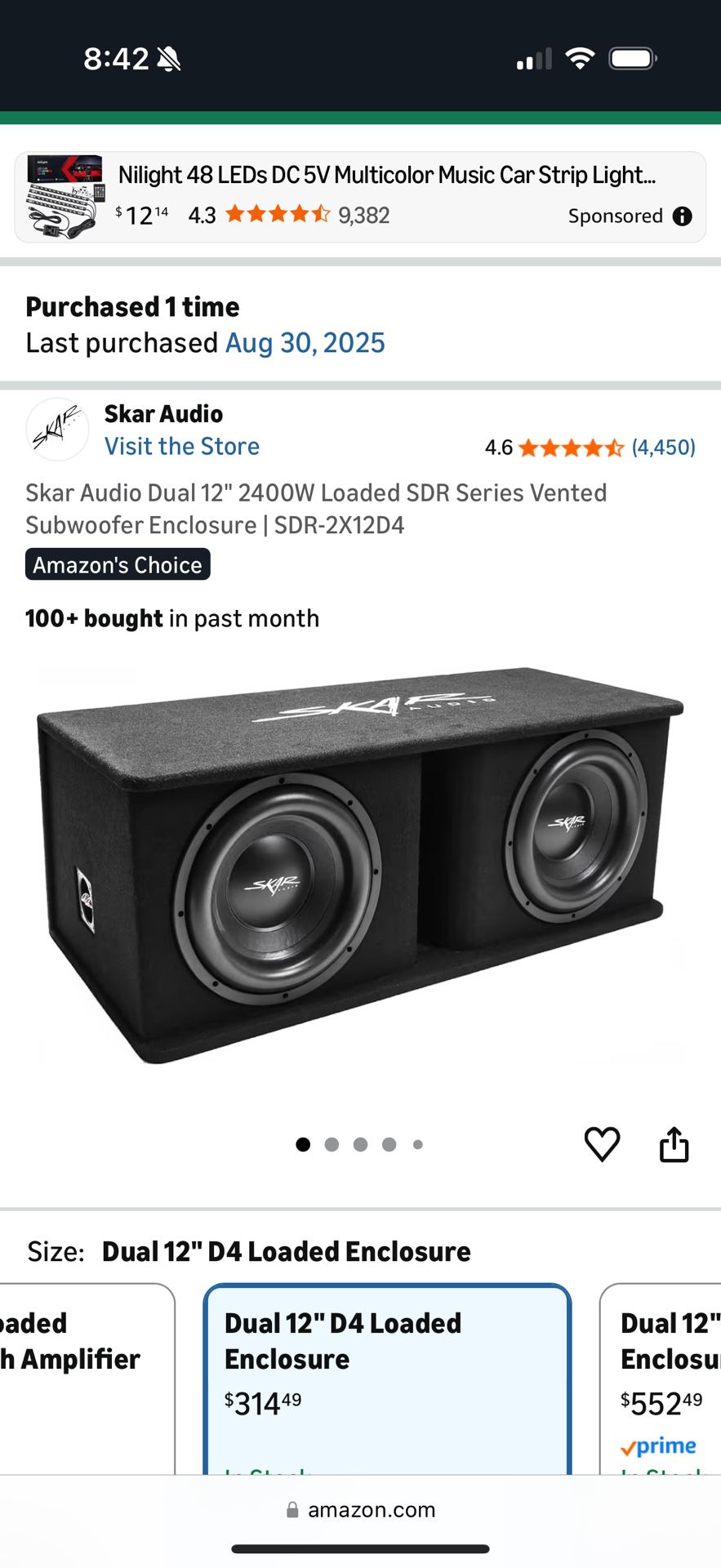 Subwoofer And Amplifier 