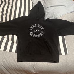 Supreme Reverse Hooded Sweatshirt Black size M