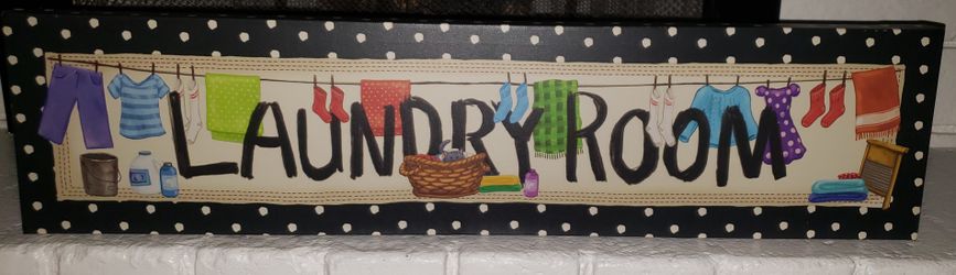 Laundry Room Sign 33x8