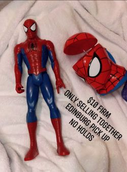 Spiderman toy and cup (only selling together)