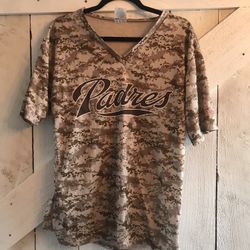 San Diego Padres Andrew Cashner #34 Digital Camo Print WoMen's Size X-Large MLB
