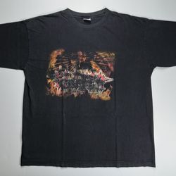 2003 SLAYER JAGERMEISTER MUSIC TOUR T-Shirt XL Hatebreed Arch Enemy Vintage VTG