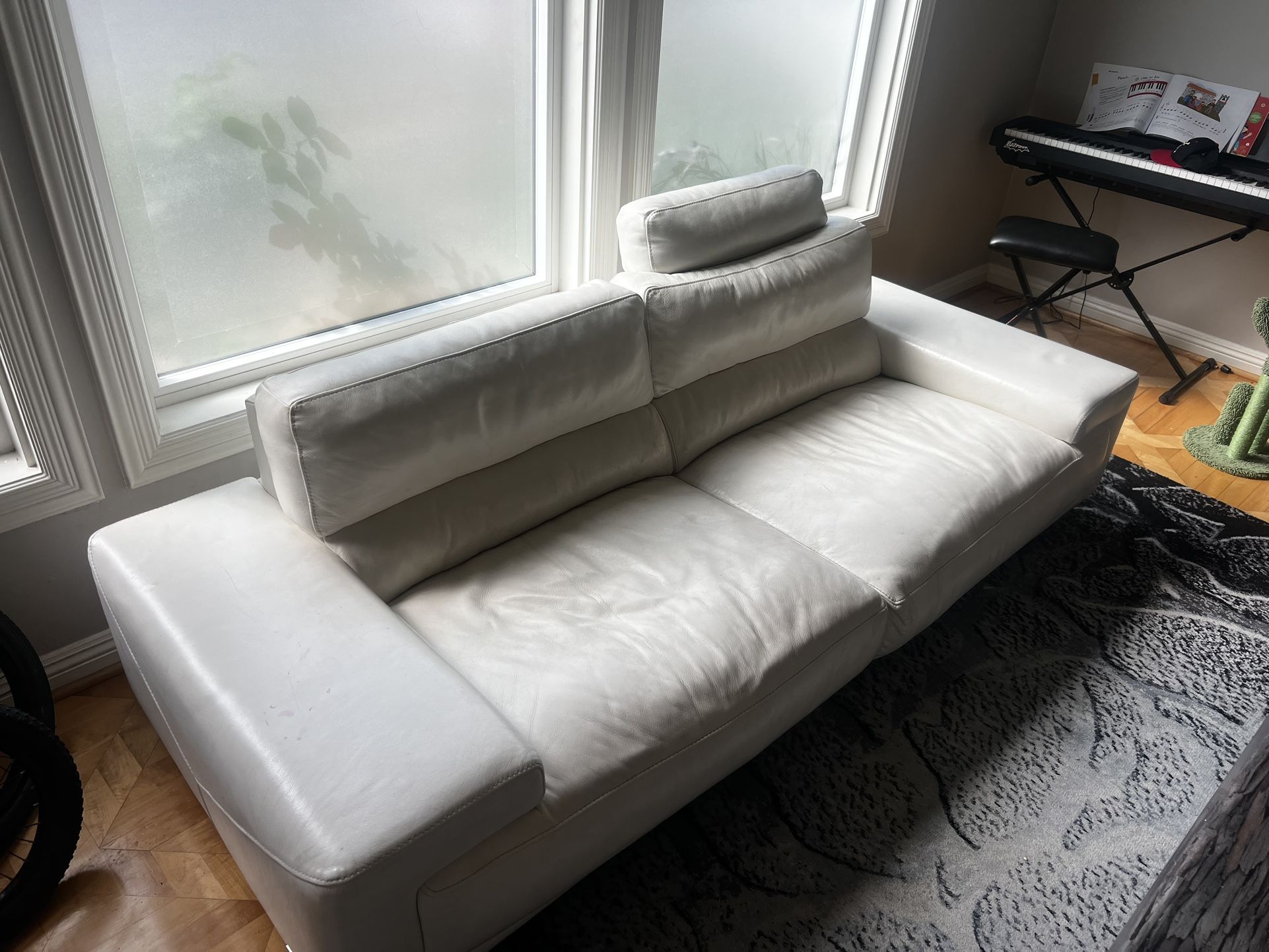 Leather couch