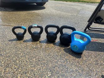 Cast iron weight ball set