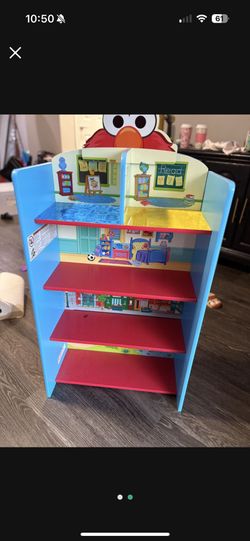 Sesame Street Wooden Bookshelf 